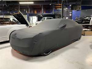 Housse de <span class=keywords><strong>voiture</strong></span> en microfibre de spandex souple personnalisée de taille/<span class=keywords><strong>logo</strong></span> bâche d'intérieur anti-rayures anti-poussière de luxe Supercar bâches de <span class=keywords><strong>voiture</strong></span> extensibles en satin - Product Image 5