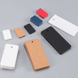 Wholesale Price Custom Regular Hang <b>Tags</b> Paper Without LOGO Garment Hangtags in Stock for Clothing - Product Image 1
