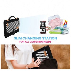 Tapis à langer portable personnalisé BSCI, pliable, sac de voyage avec sangle réglable - Product Image 5