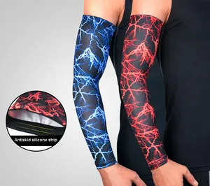 Manchon de compression élastique unisexe en spandex, protection de bras, de basket-ball, de baseball, de coude, pour la sécurité du sport