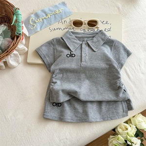 Conjunto de 2 Piezas para Niñas, <span class=keywords><strong>Verano</strong></span> 2026, Top de Manga Corta Estampado + Pantalones, Estilo Casual, Bonito y Elegante, Lavable, para Uso Diario Infantil - Product Image 5