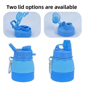 Bouteille d'eau pliable créative à contraste de couleurs pour le sport, idéale pour la randonnée en extérieur – Approvisionnement direct usine - Product Image 3