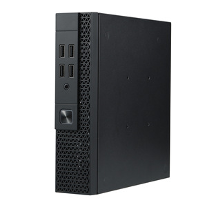 Caja de PC <span class=keywords><strong>Mini</strong></span> MQ compatible con placa base <span class=keywords><strong>ITX</strong></span> de media altura, fuente de alimentación CC, chasis HTPC para uso industrial, educativo y de oficina. - Product Image 4