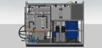 Système de dessalement d'eau de mer SWRO à double niveau écoénergétique 2000 LPH avec cadre en FRP pour la production d'eau douce dans les stations balnéaires