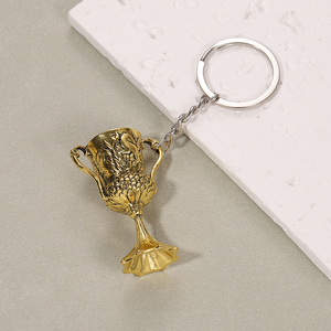 Porte-clés Horcruxes Vintage pour Homme en Alliage de Zinc, Accessoire Pendentif <span class=keywords><strong>Coupe</strong></span> du Saint Graal, Inspiré des Films Européens et Américains, Léger, Vente en Gros - Product Image 5