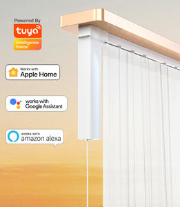 Moteur et rail de rideau électrique en métal DT82TV avec contrôle Wi-Fi, pour usage professionnel moderne, capacité de charge 40 kg, compatible maison intelligente - Product Image 4