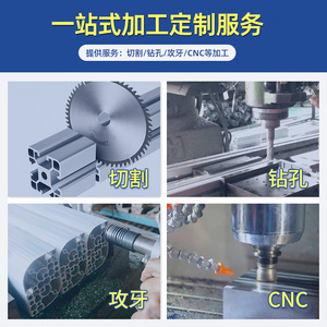 โปรไฟล์อะลูมิเนียม Hd871a 6262 หนา 1.5 มม. สีเงินขาว วัสดุโครงสร้างอุตสาหกรรม ผ่านกระบวนการชุบอโนไดซ์ - Product Image 3