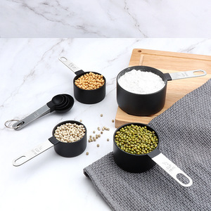 ชุดถ้วยตวงและช้อนสแตนเลส 8 ชิ้น พร้อมสเกลวัด สำหรับทำขนม กาแฟ นมผง - Product Image 3