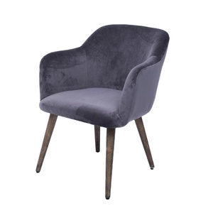 Wholesale Modern <strong>Velvet</strong> Upholstered Solid Wood Legs <strong>Dining</strong> <strong>Chair</strong> for Home Bathroom <strong>Dining</strong> Rooms - Product Image 4