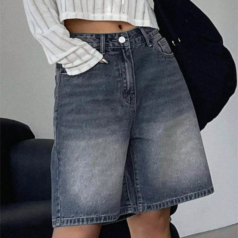 ZY Streetwear Casual Distressed Embroidery Loose