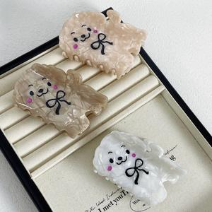 ใหม่กิ๊บติดผมรูปสัตว์รูปลูกสุนัขแสนหวานรูปโบว์ยิ้มสำหรับสุนัขเด็กผู้หญิงทำมือและน่ารัก - Product Image 4