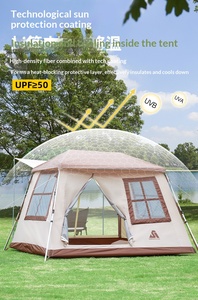 <span class=keywords><strong>Tenda</strong></span> Estiva HOUMU per Esterni, Automatica, Monocamera, con Pali in Alluminio, Apertura Rapida, Completamente Impermeabile, Resistente ai Raggi UV, Stile Retrò Cottage - Product Image 5