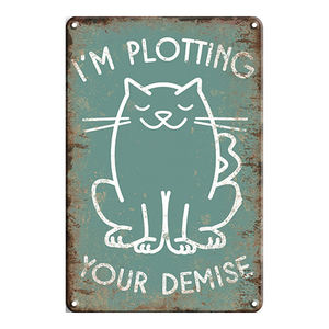 Carteles de chapa de Metal Retro para el hogar y la comida de 20x30cm para decoración de pared de restaurante de <span class=keywords><strong>Sushi</strong></span> y menú funcional para colgar - Product Image 2