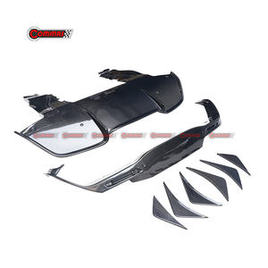 ชุดกันชนหลังคาร์บอนไฟเบอร์สำหรับ Mclaren 720S แบบ Top-car พร้อมลิ้นดิฟฟิวเซอร์หลัง อะไหล่รถยนต์ - Product Image 4