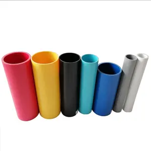 Tube en plastique personnalisé profilé de tuyaux en pvc extrudé en pvc pour fabricant de poteaux de parapluie