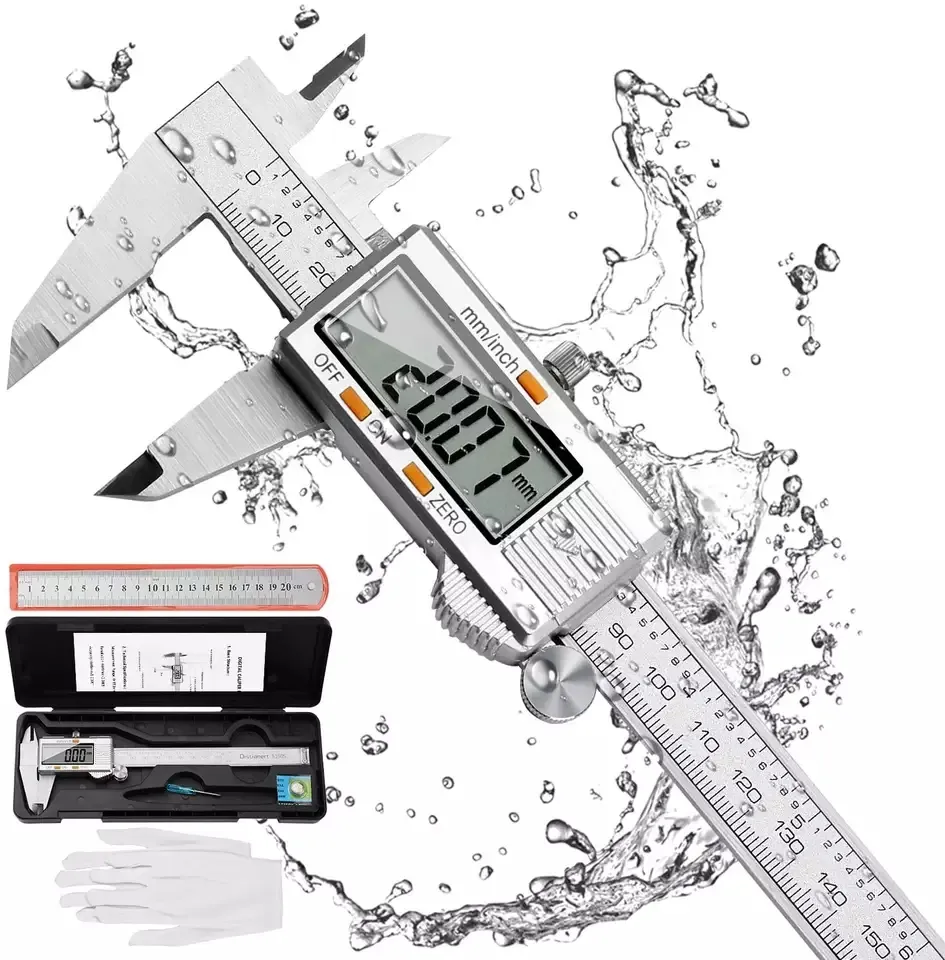 6 inch Stainless Steel Digital Caliper Electronic Vernier Caliper Measuring Tool