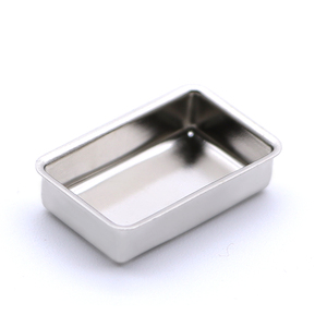 Accessori in Miniatura per Casa delle Bambole 1/12, Vassoio in Metallo Simulato, Modellino di Giocattolo da Cucina per Decorazione Casa delle Bambole - Product Image 6