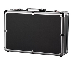 Étui <span class=keywords><strong>rigide</strong></span> en aluminium personnalisé grande capacité pour épingles et badges, avec pochettes de classement, pour collection et présentation - Product Image 2