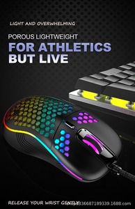 Chuột chơi game thẳng đứng có dây 7D nhẹ chuột hình rỗng - Product Image 4