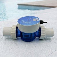 Chlorinateur au sel automatique de haute qualité 2,5g-10g/h, système de génération de chlore à l'eau salée autonettoyant en ABS/PVC, écologique