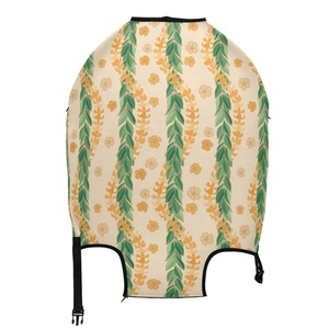Hawaii Maile Flower Sublimation <b>Suitcase</b> Cover Luggage Cover Protector Luggage Cover <b>Suitcase</b> Protector Cover for 18-32 Inch - Product Image 2