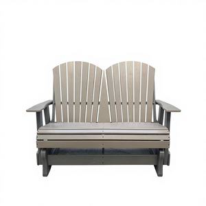 Fauteuil Adirondack <span class=keywords><strong>double</strong></span> en HDPE pour l'extérieur, idéal pour patio, jardin ou terrasse, résistant aux intempéries et nécessitant peu d'entretien - Product Image 3