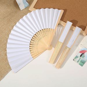Abanico de mano plegable de papel de bambú en blanco al por mayor para el Año Nuevo Chino, recuerdos de boda, arte DIY, técnica de tallado, restauración de formas antiguas - Product Image 4