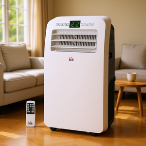 Climatiseur portable Homecom 11500 Btu avec déshumidificateur et minuterie 24h pour kit de fenêtre de 550 pieds carrés - Product Image 2