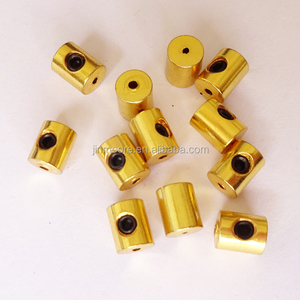 Fermagli a Perno in Ottone Placcato <span class=keywords><strong>Oro</strong></span> 5*7 mm con Chiusura di Sicurezza, Set con Viti Interne Disponibile - Product Image 5