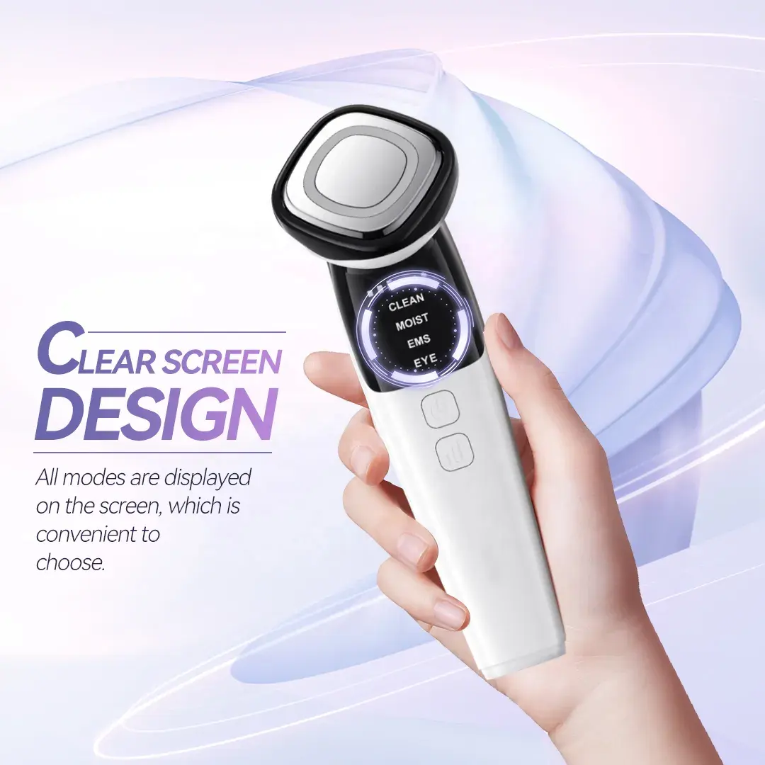 Microcurrent Face Device Wand Oog Massager Gezicht Ems Lifting Rimpel Verwijderaar Led Therapie Gezicht Huidverzorging Schoonheidsinstrument