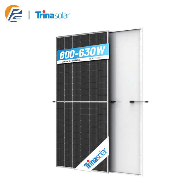 Trina Solar Panel N Type 600W 605 Watt 610W 615W 620W 625W 630W Mono Photovoltaic Panels BACKSHEET Panneau Solaire for Utility