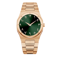 Nouvelles montres minimalistes classiques de luxe ultra-fines pour hommes Orologio Uomo avec chiffres arabes et cadran bleu marine
