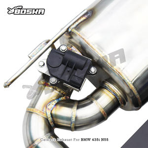 Sistema de escape Catback personalizado para BMW 435i/440i F32/F33/F36 3.0T 2014-2020 Boska Valvetronic con kits de control remoto. - Product Image 5