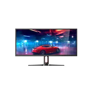 Layar Lebar U-ltra Monitor Gaming 4K, Lebar 34 Inci UHD Led 3440X1440