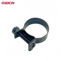 Colliers de serrage miniatures en acier inoxydable noir de haute qualité 6-34 mm