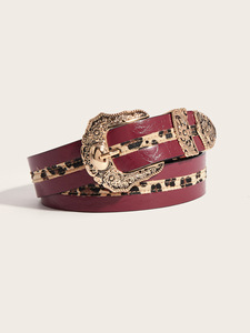 All'ingrosso Stock Vintage lega Cool Casual alla moda da <span class=keywords><strong>donna</strong></span> Hot ragazze leopardate Y2K <span class=keywords><strong>cintura</strong></span> decorativa PU - Product Image 5