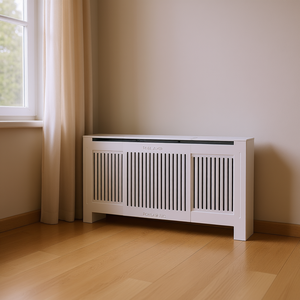 Cubierta de radiador blanca de 80,71 x 8,07 x 32,09 pulgadas, cubierta para muebles para decoración del hogar - Product Image 2