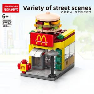 Vente chaude Mini City Store Assemblage Enfants Blocs de Construction Ensemble Compatible avec Café Boutique Street View Style <span class=keywords><strong>Jouet</strong></span> Petite Boîte Inclus - Product Image 5