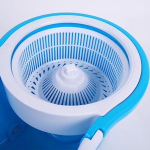 Ensemble de balai à eau en acier avec manche magique, balai rotatif à double entraînement à pression manuelle pour le nettoyage des sols domestiques - Product Image 6