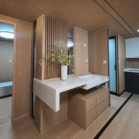 Maison conteneur préfabriquée de 20 pieds, norme européenne, toit en pente, villa modulaire, approvisionnement direct usine pour distributeurs, commande en gros