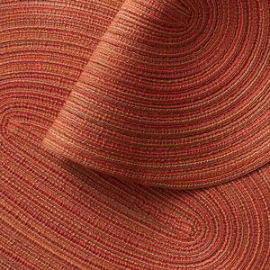 Tabletex Kho giá rẻ 45x30cm hình bầu dục Polyester dệt thân thiện với môi Bohemian phong cách cách nhiệt bán buôn Dinning bảng Thảm bảng - Product Image 3