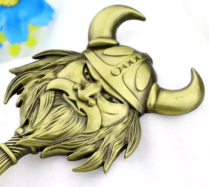 批发定制纪念品礼品高品质定制标志北欧维京纪念品金属开瓶器磁铁钥匙扣 - Product Image 5