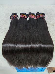 Extensions de cheveux humains naturels lisses Letsfly de 28 pouces, mèches vierges brutes, couleur noire et 1B30, tissage de cheveux brésiliens pas cher - Product Image 5