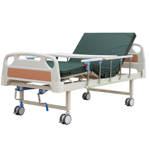 Оптовая продажа с фабрики: 2-функциональная ручная кровать для ухода за пациентами для домашнего использования, электрическая медицинская кровать, современная больничная кровать - Product Image 2