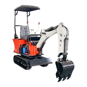 รถขุดขนาดเล็ก 0.8 ตัน รถขุดไฮดรอลิกแบบตีนตะขาบ รถขุดตักดิน - Product Image 3