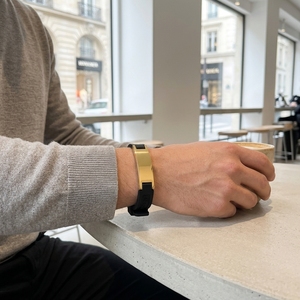 Bracelet Magnétique Énergétique Quantum Scalaire en Silicone Bio Santé à Ions Négatifs FIR Personnalisable avec Germanium - Product Image 2