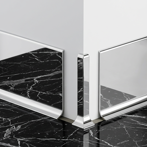 Battiscopa Autoadesivo in Acciaio Inox Decorativo per Decorazione Pareti - Product Image 5
