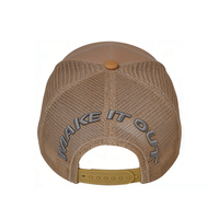 Gorra Trucker de Malla con Estampado 3D de Moda, Bordada, Deportiva, para Ciclismo, Playa, Pesca, de 5 Paneles, 100% Algodón