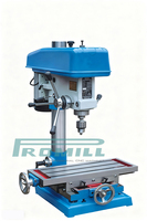 Machine à percer et à fraiser Promill ZX7016 ZX7025 ZX7032, type banc, léger, vertical, broche MT2, course de 80/110/130 mm