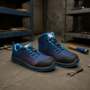 Calzado de Seguridad TTAKE Techno Flex Azul Talla 10 con Puntera de Acero - Product Image 3